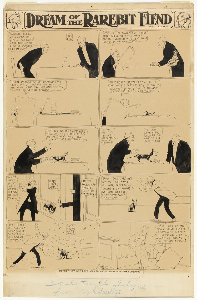 Droom van de Rarebit Fiend door Winsor McCay