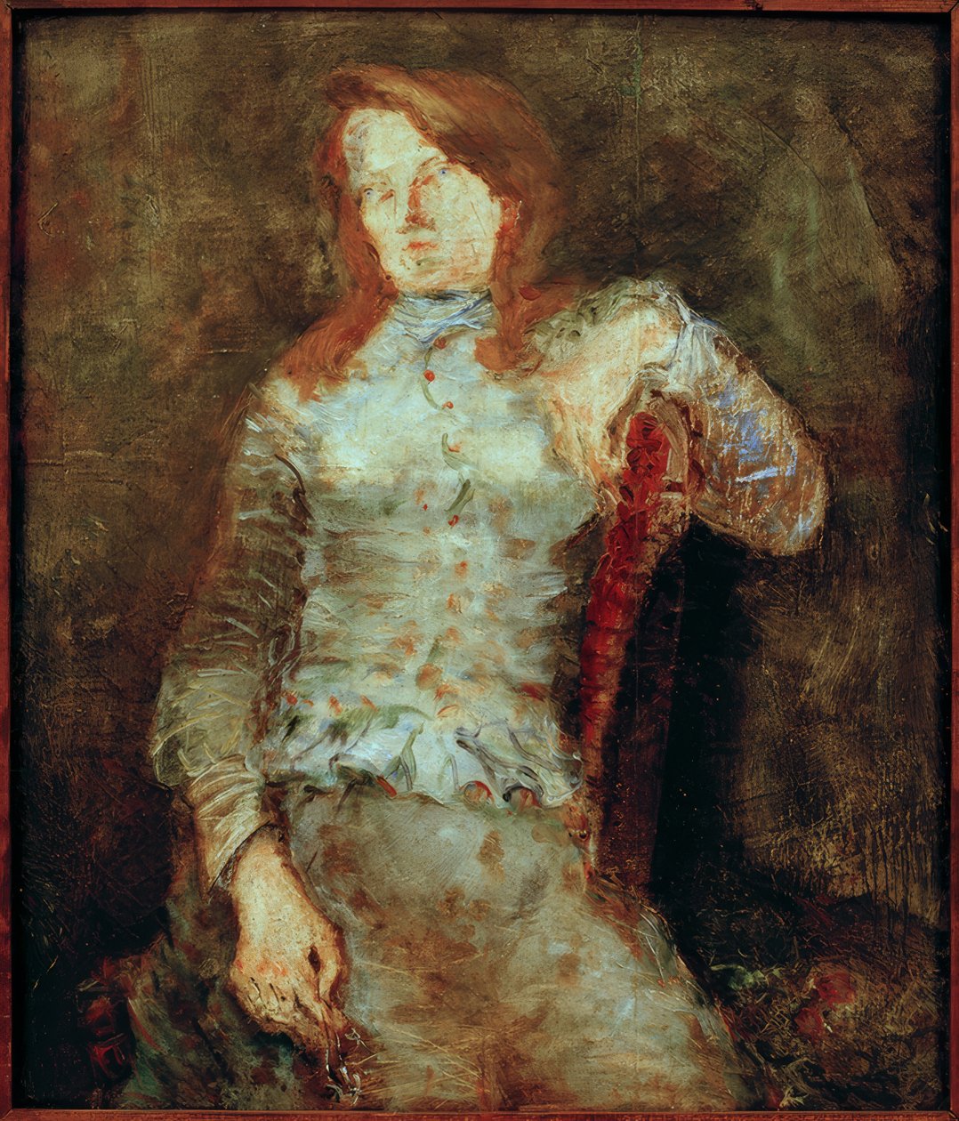 Portret van een vrouw door Wladimir F. Tatlin