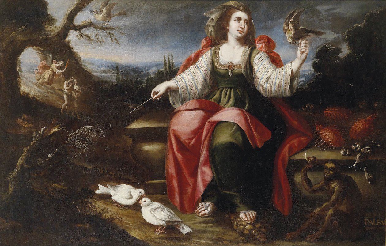Een allegorie van de tastzin door Juan de Arellano