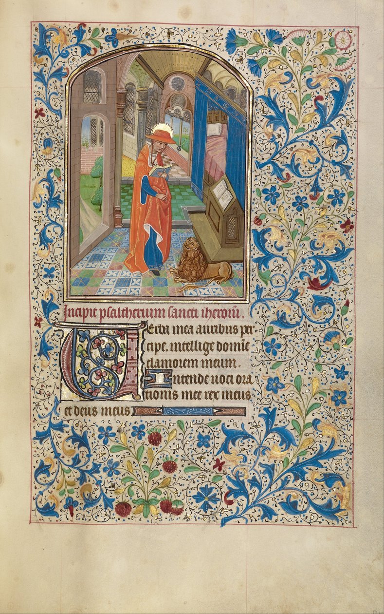 Sint Hiëronymus door Workshop of Willem Vrelant