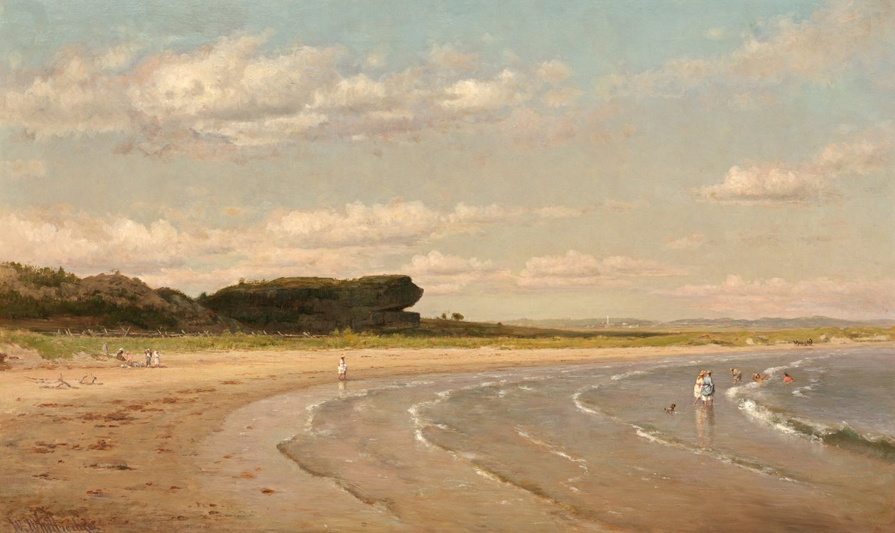 Second Beach, Newport, ca. 1878-1880 door Worthington Whittredge