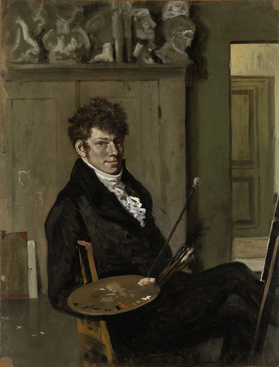 Zelfportret door Wouter Johannes van Troostwijk