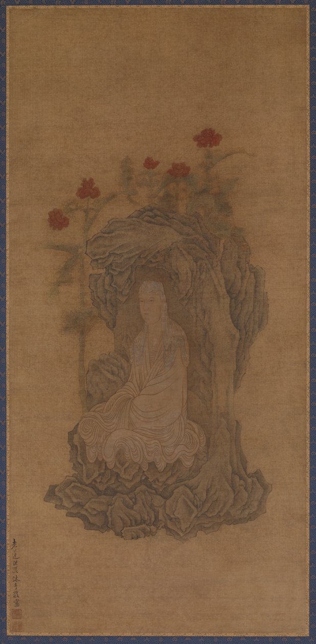 Witgeklede Guanyin door Wu Bin