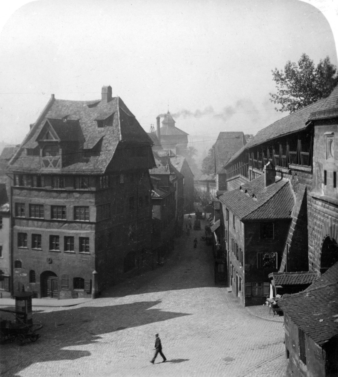 Albrecht Dürers Huis, Neurenberg, Duitsland, ca. 1900 door Wurthle and Sons