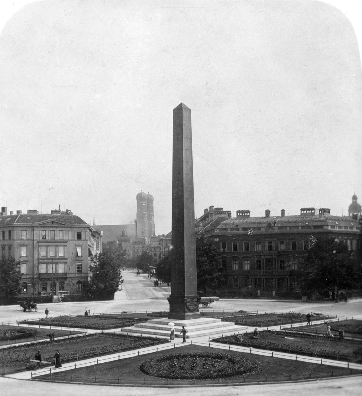 Karolinenplatz, München, Duitsland, ca. 1900s door Wurthle and Sons
