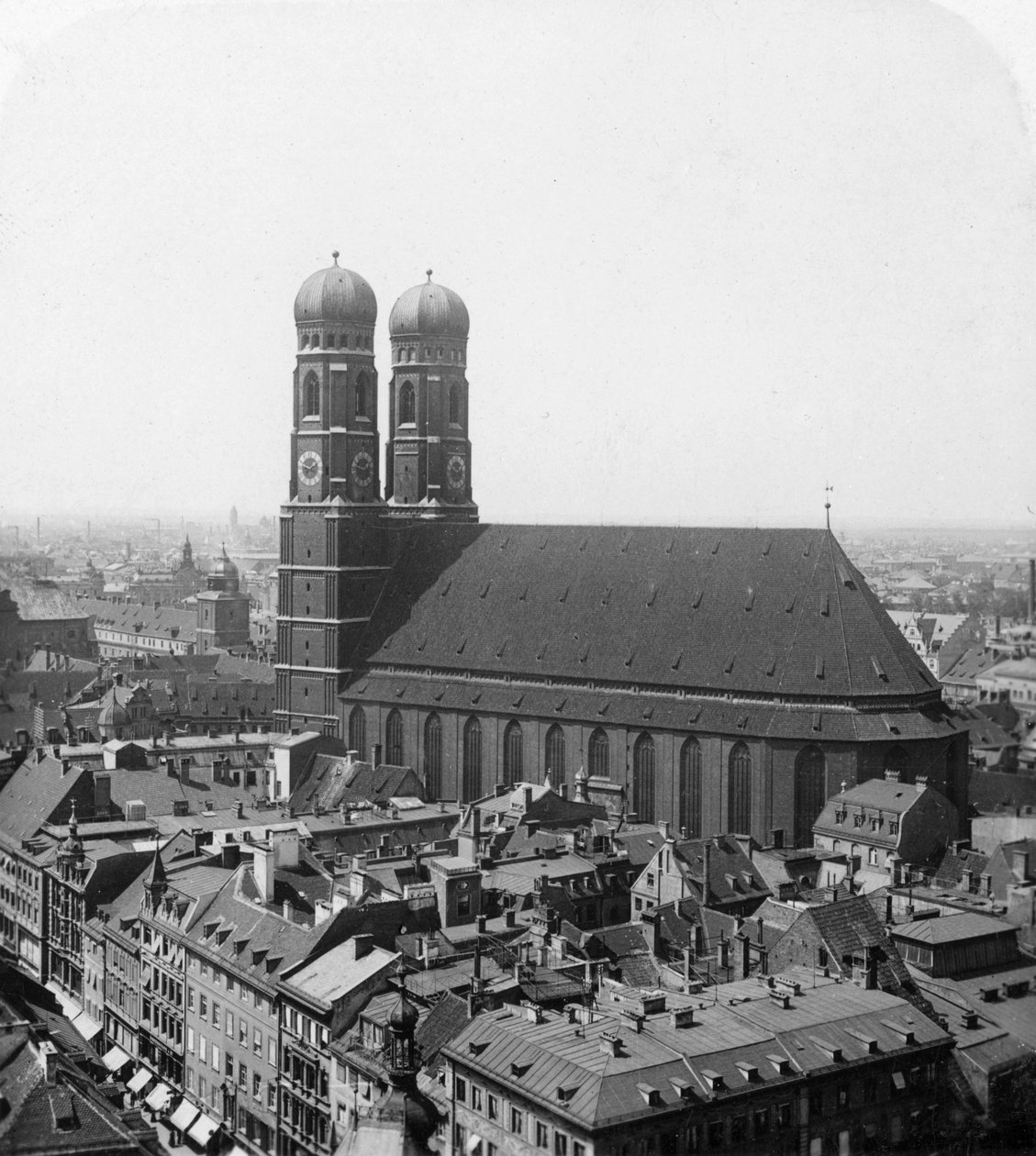 De Frauenkirche, München, Duitsland, c1900 door Wurthle and Sons
