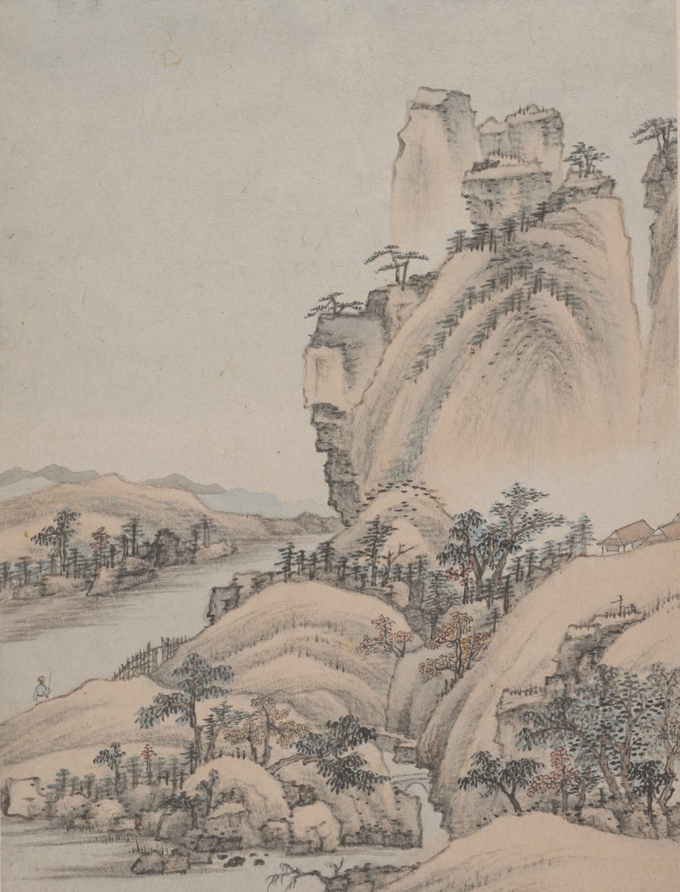 Landschappen, gedateerd 1668 door Xiao Yuncong
