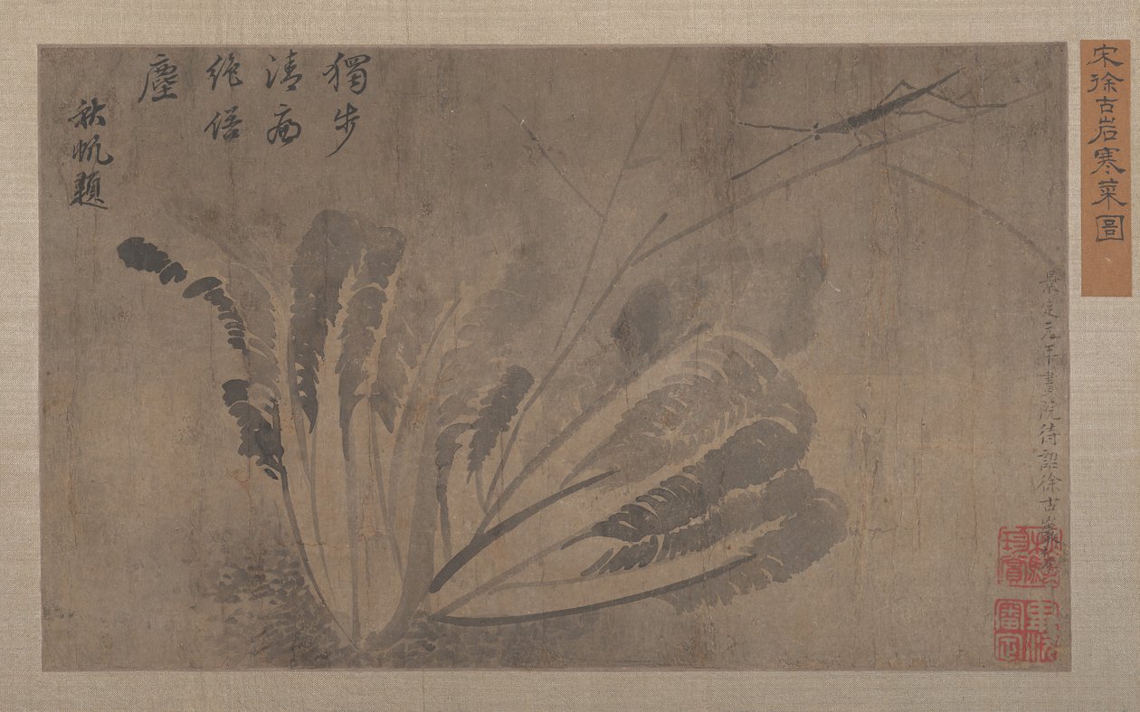 Kool en insecten door Xu Daoguang