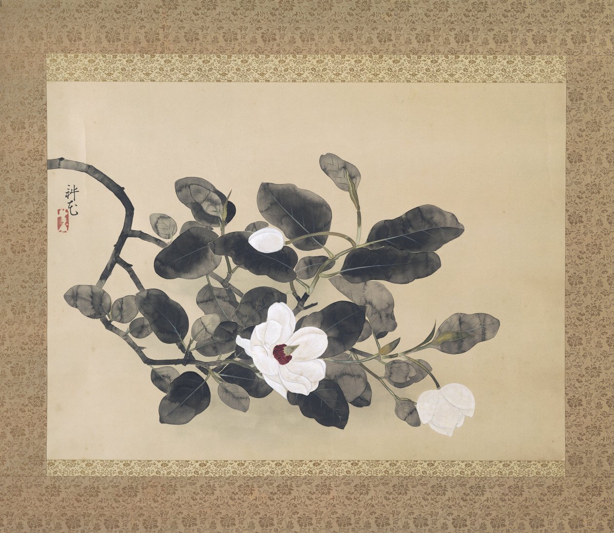 Magnoliatak, hangende rol, 1933 door Yamamura Koka