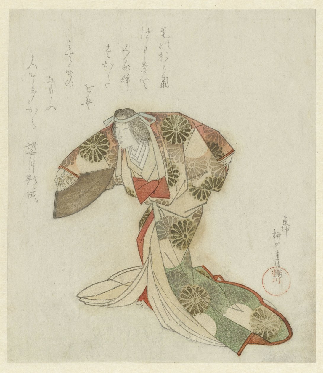 De danser door Yanagawa Shigenobu (I)