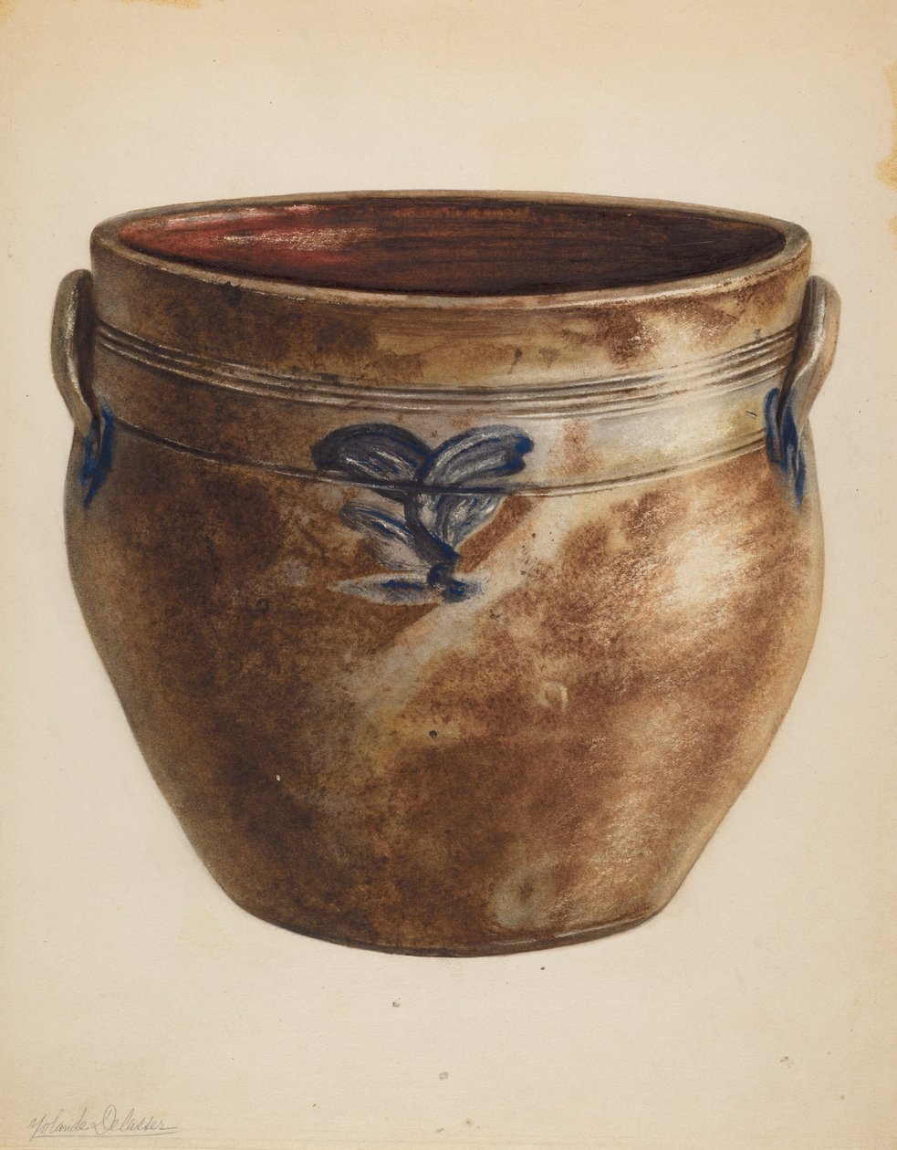 Kruik, ca. 1937 door Yolande Delasser