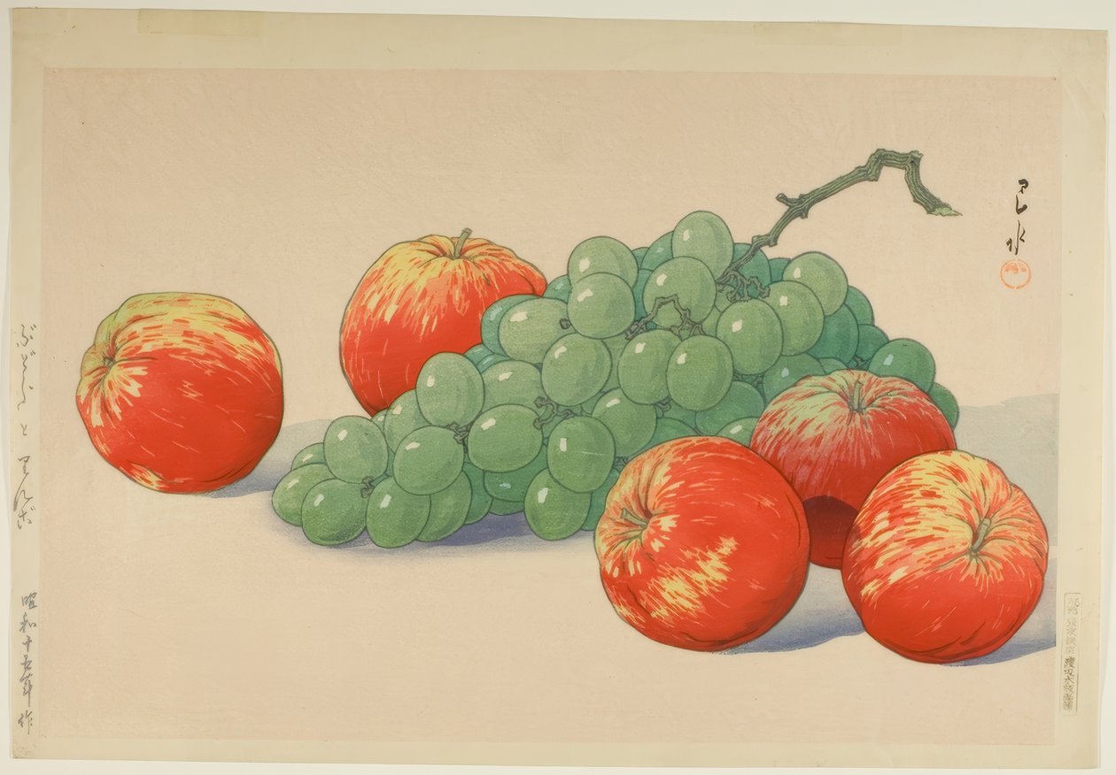 Druiven en appels (Budo to ringo) door Yoshida Hiroshi
