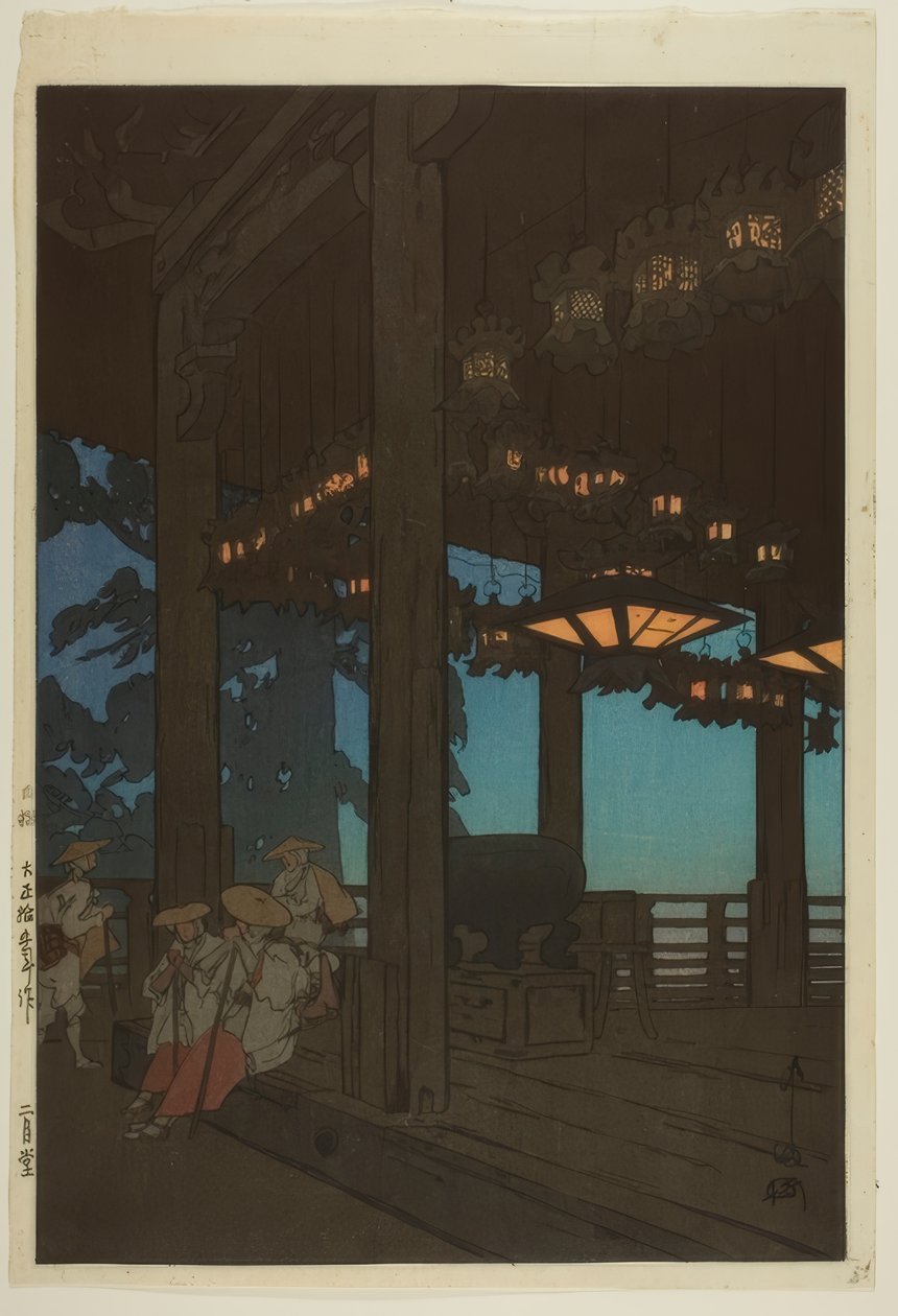 Nigatsudo-tempel door Yoshida Hiroshi