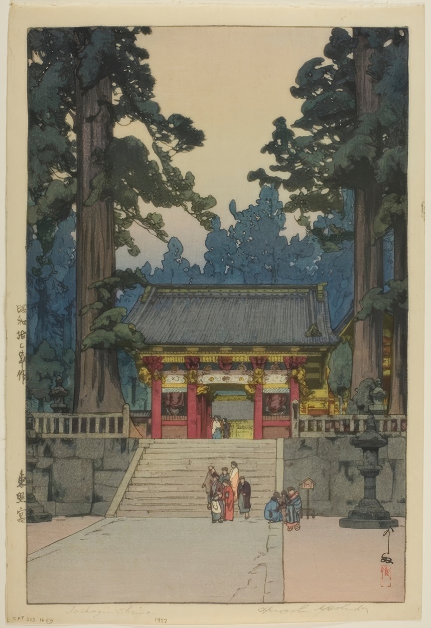 Toshogu Heiligdom (Toshogu) door Yoshida Hiroshi
