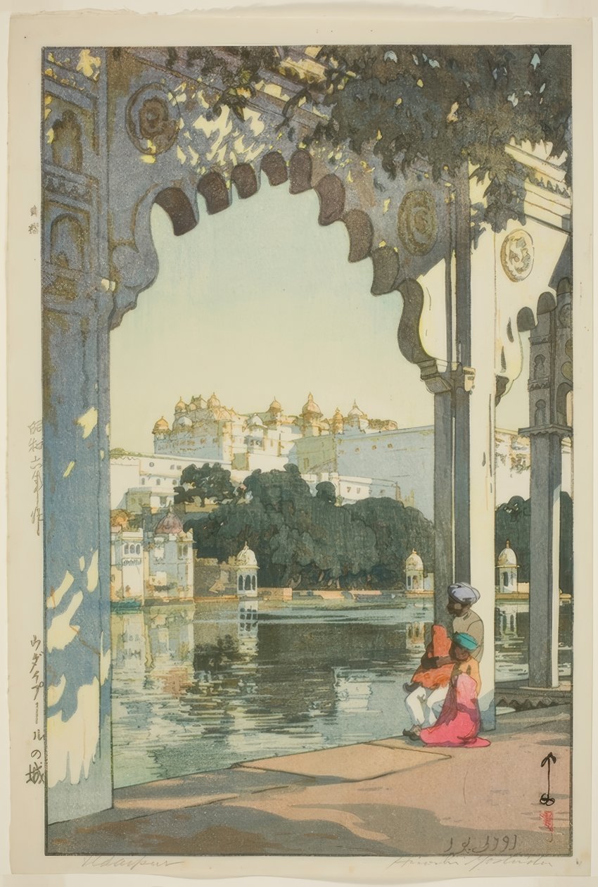 Udaipur-kasteel (Udaipuru no shiro) door Yoshida Hiroshi