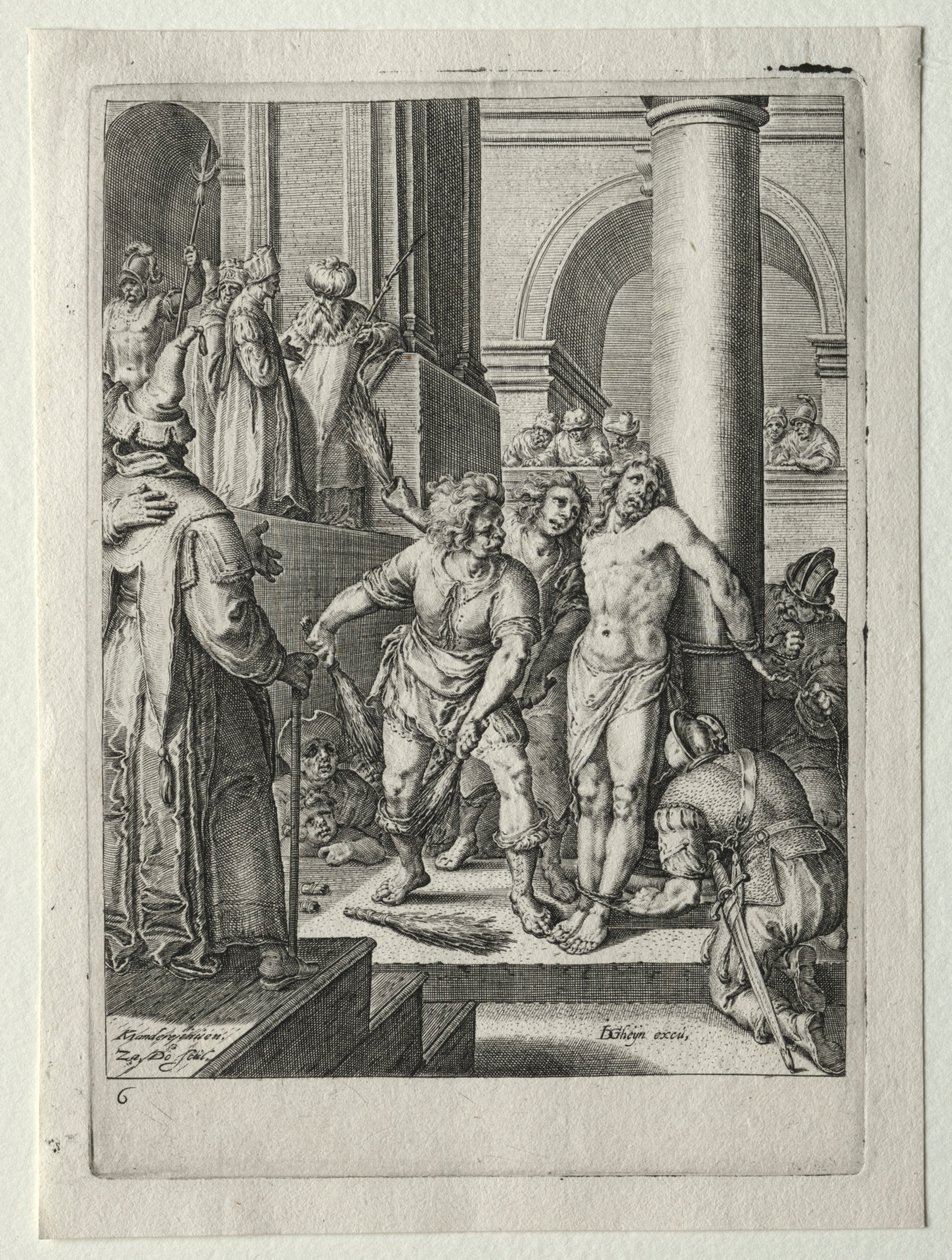 Passieset:  Geseling van Christus door Zacharias Dolendo