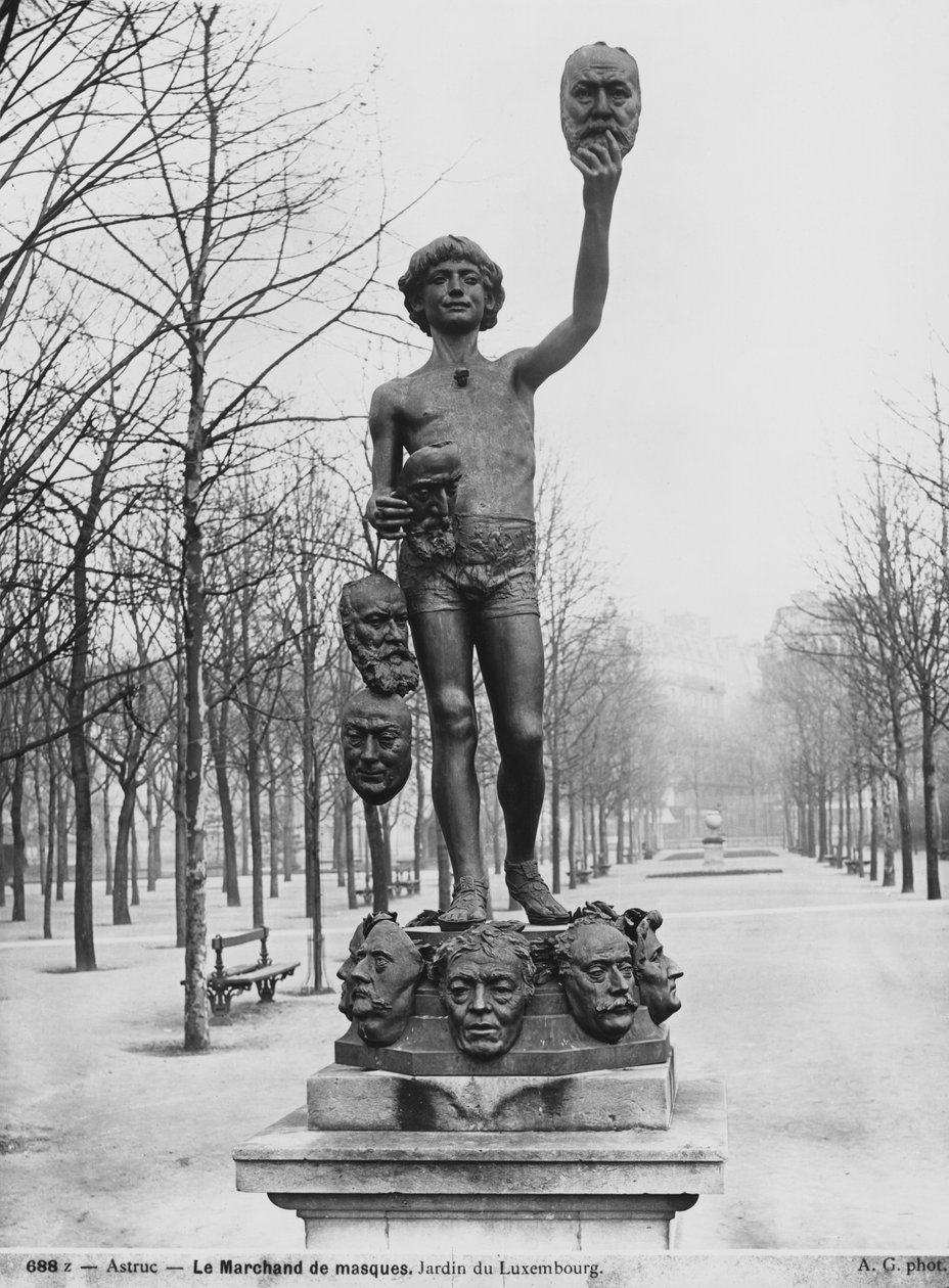 De maskerverkoper, 1883 door Zacharie Astruc