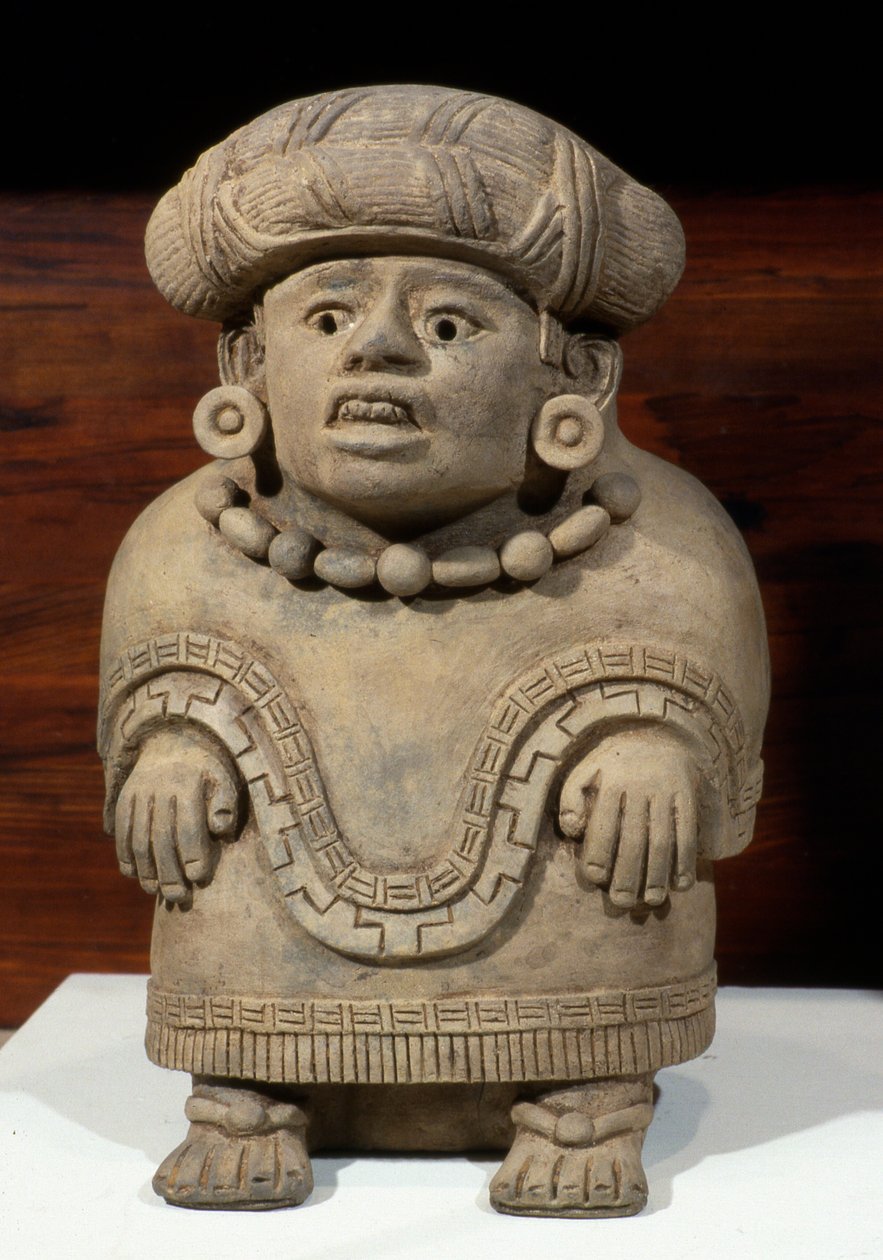 Funeraire urn, late Klassieke Periode (700-1000 AD) door Zapotec