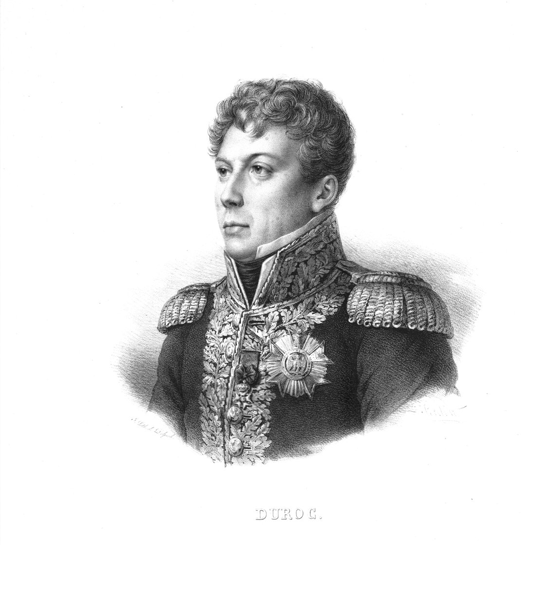 Géraud Duroc, ca. 1820s door Zephirin Felix Jean Marius Belliard