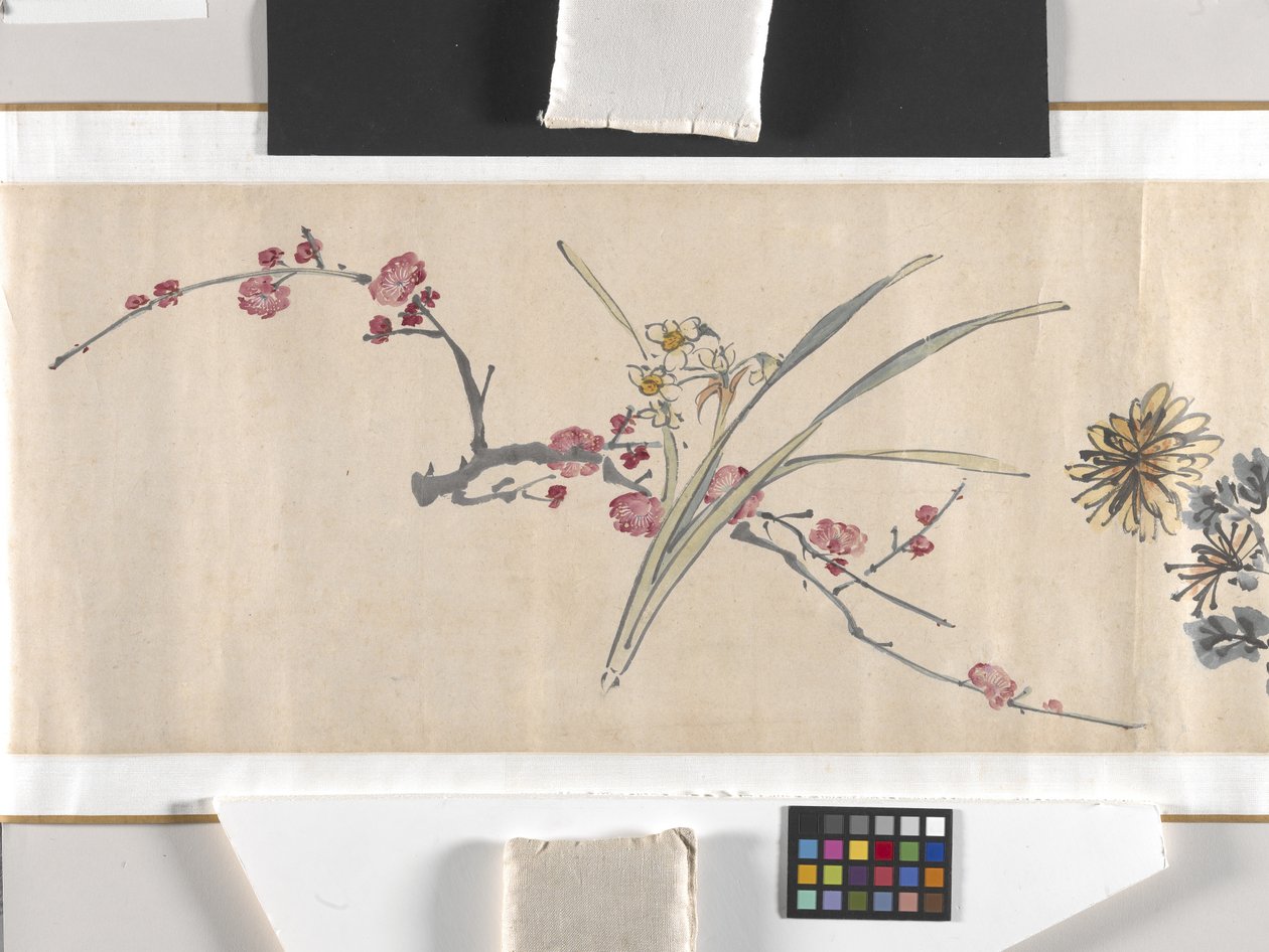 Gekleurde Bloemen door Zhimian Zhou