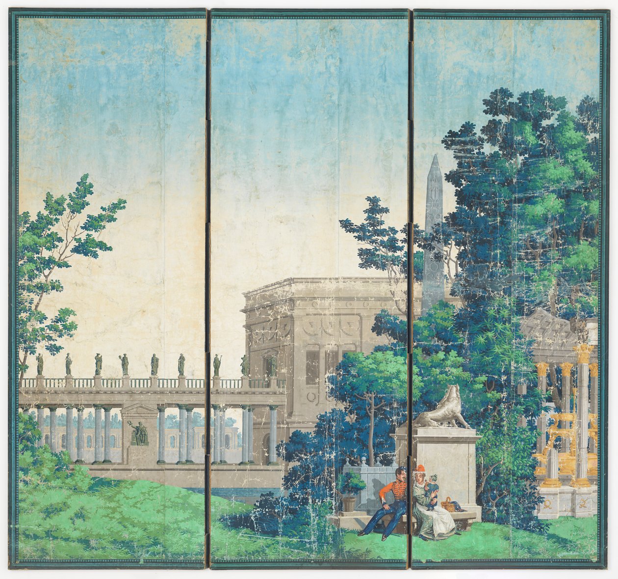 Les Jardins Français door Zuber and Cie, Rixheim, Alsace