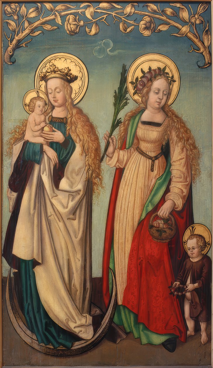 Antonius-retabel door Zürcher Veilchenmeister