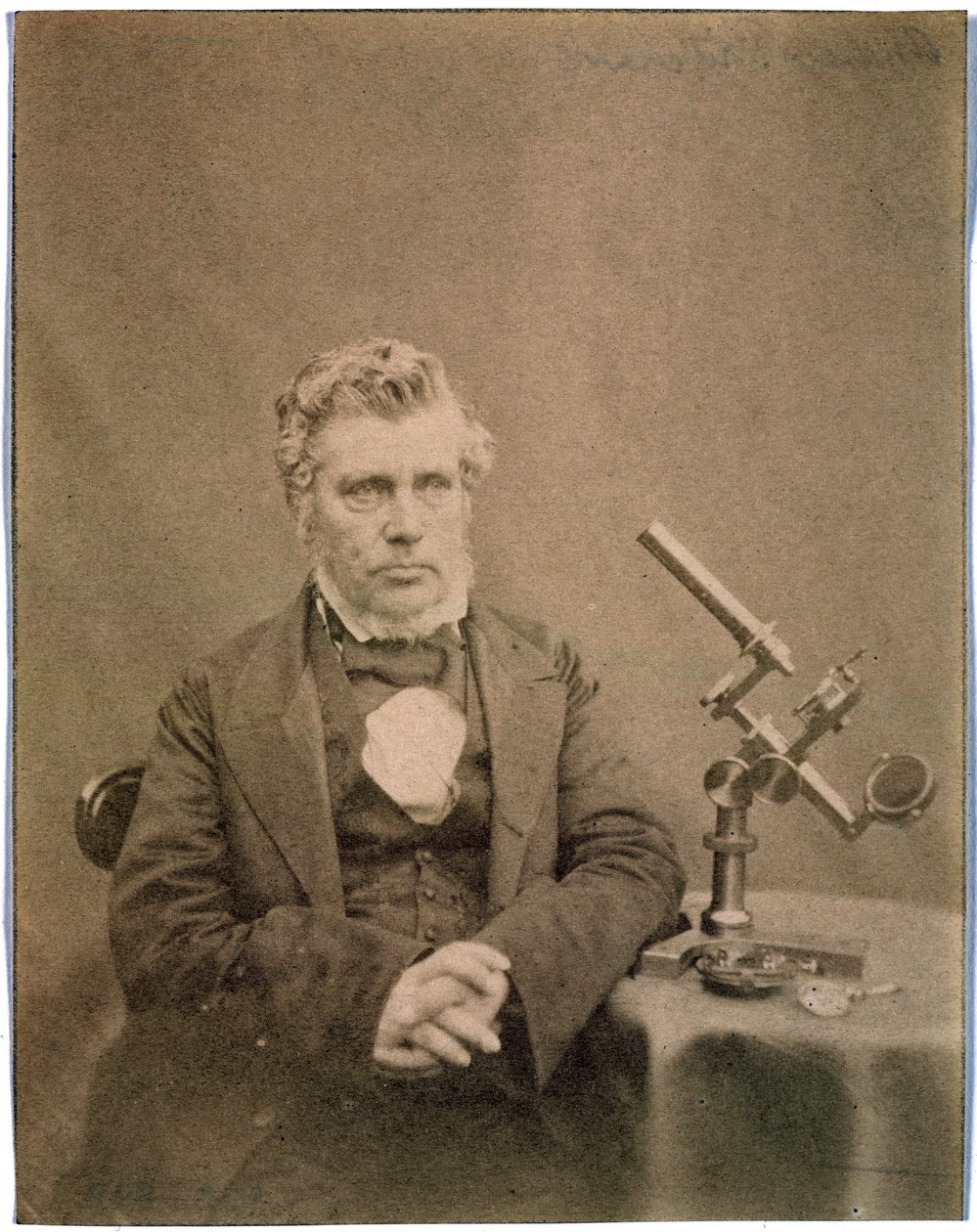 Andrew Pritchard, Engelse opticien, ca. 1850s door Frederick (attr. to) Barnard