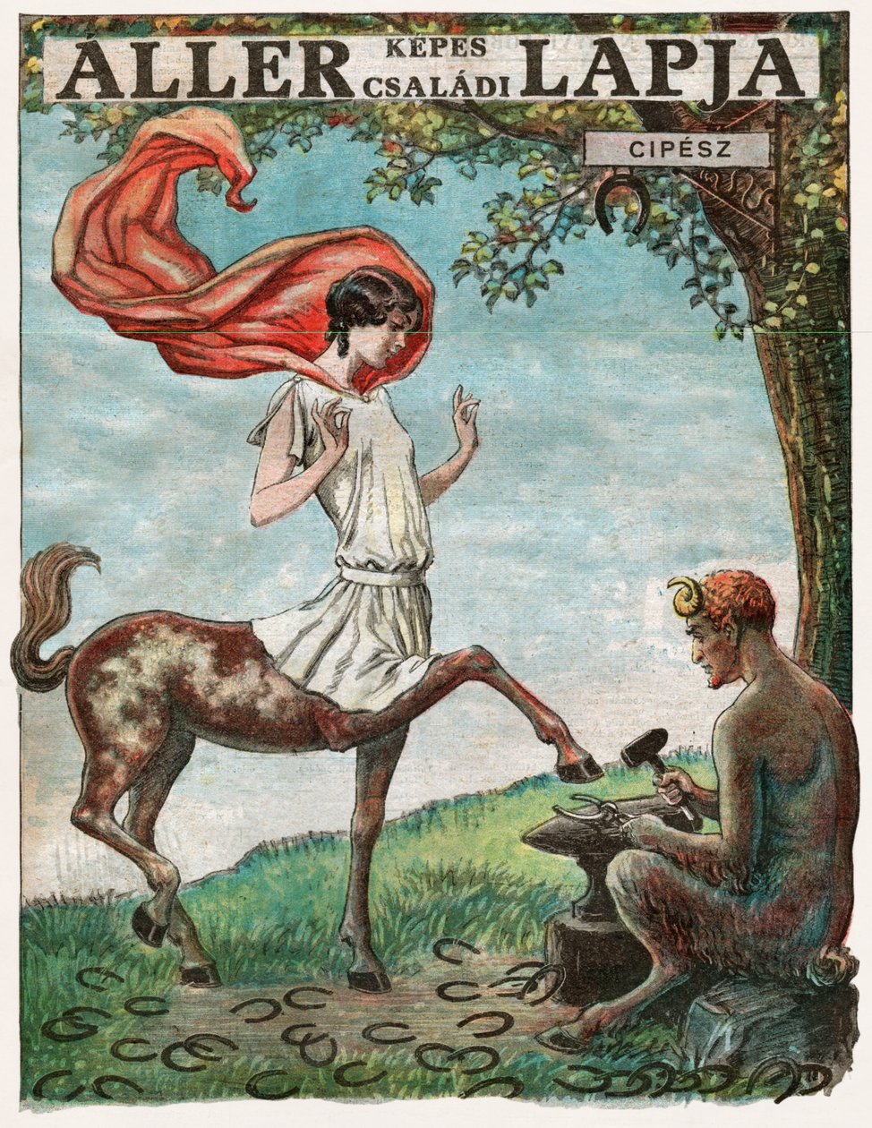 Centaur vrouw door . .