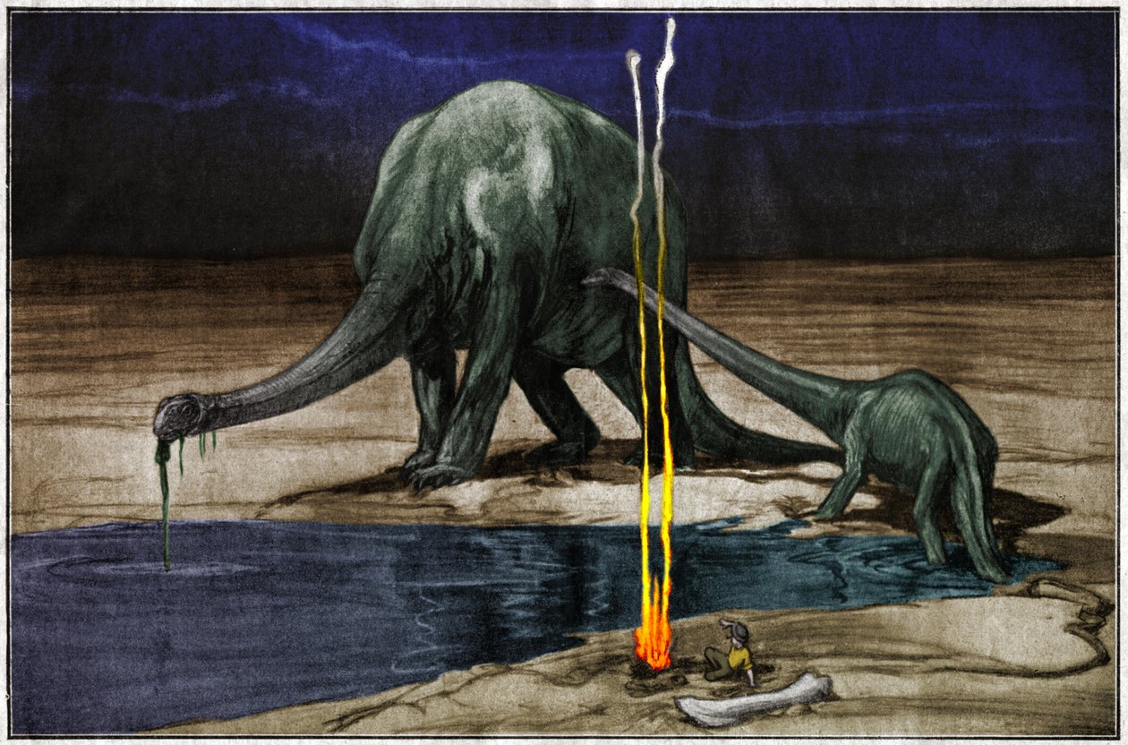 Dinosaurussen in Afrika door . .