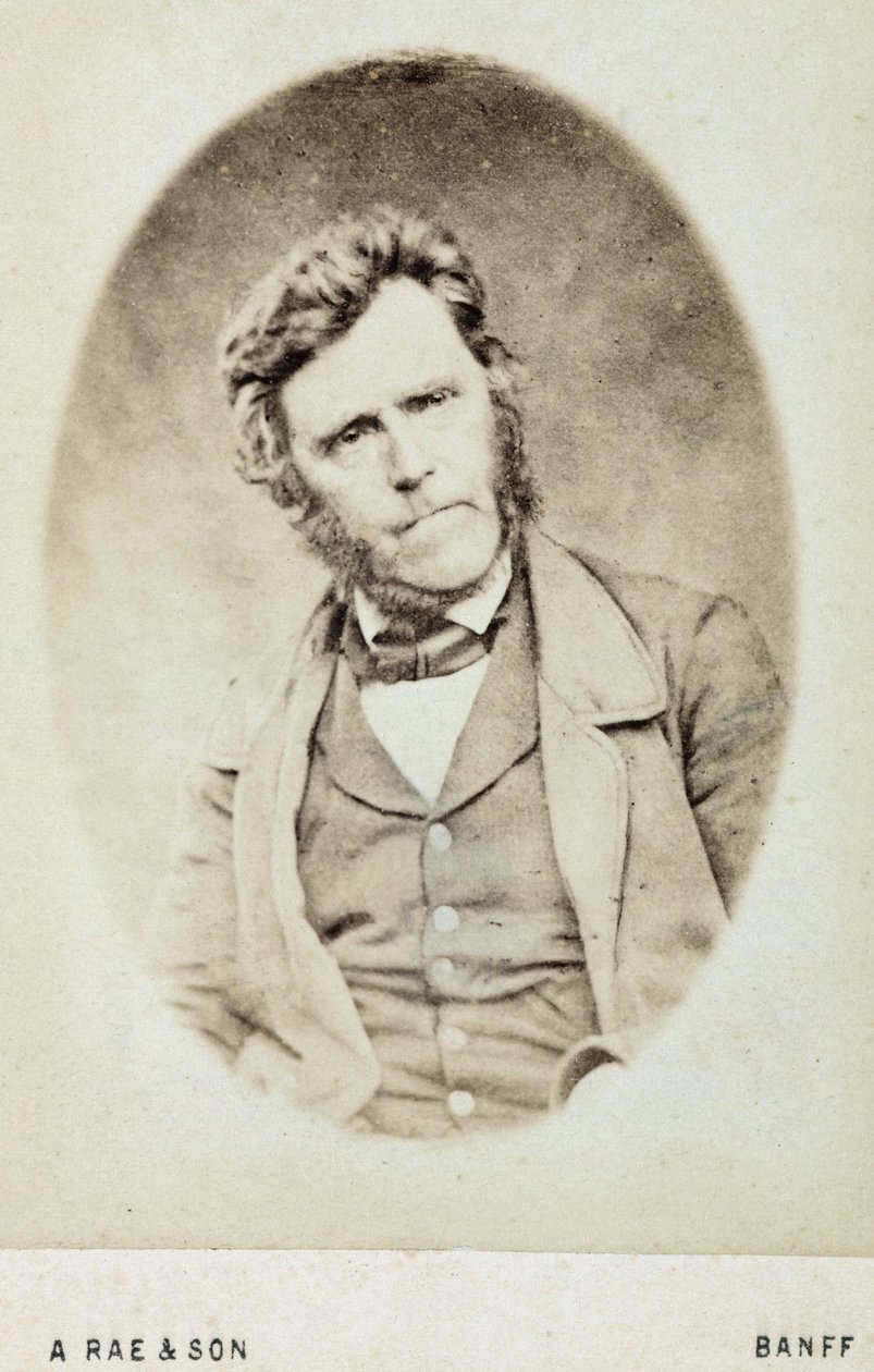 Hugh Miller, Schotse geoloog, ca. 1850s door Ferdinand Georg Waldmuller
