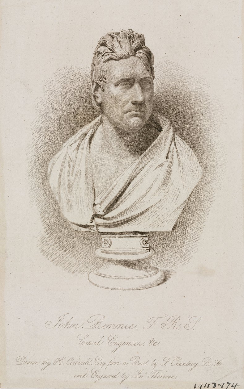 John Rennie, Schotse civiel ingenieur, ca. 1810s door Frederick (attr. to) Barnard