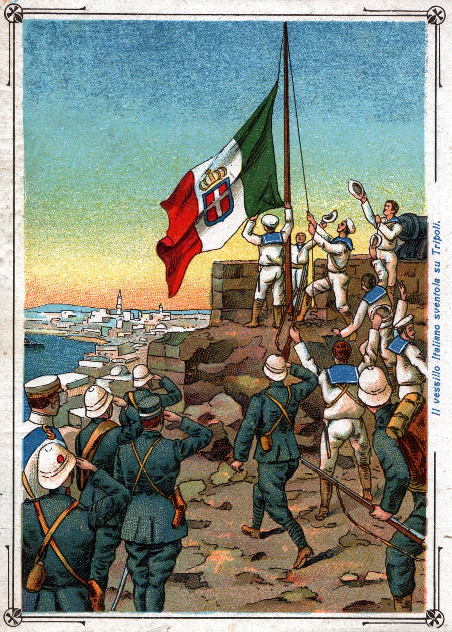 Bezetting van Tripoli door Ferdinand Georg Waldmuller