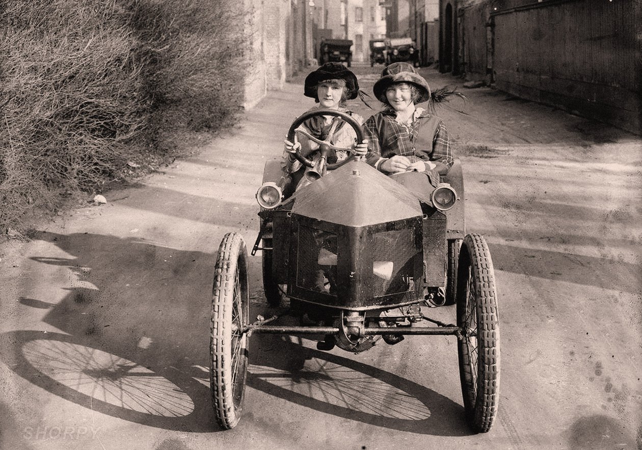 Uit voor een ritje, ca. 1912 door Frederick (attr. to) Barnard