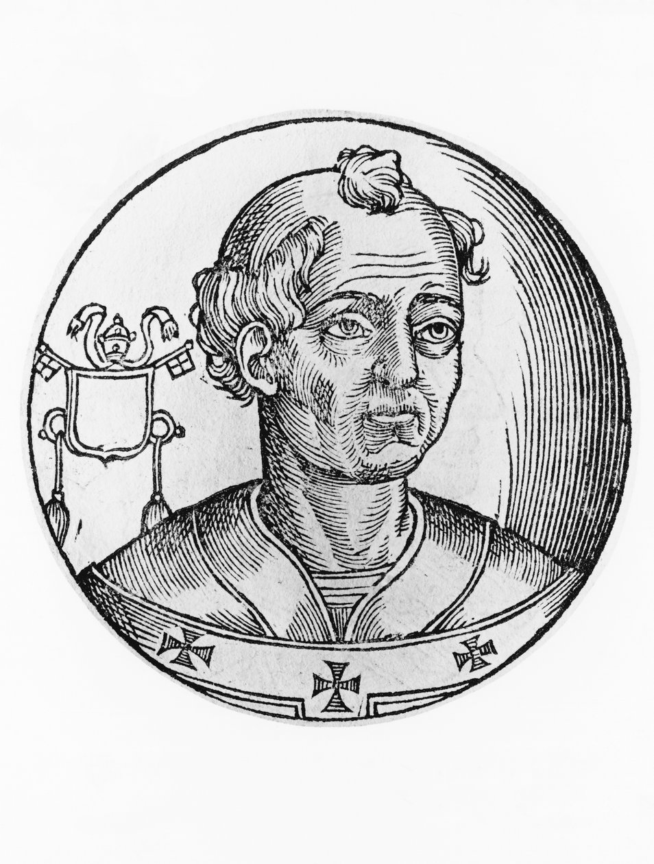 Portret van Anastasius III door William Walcutt