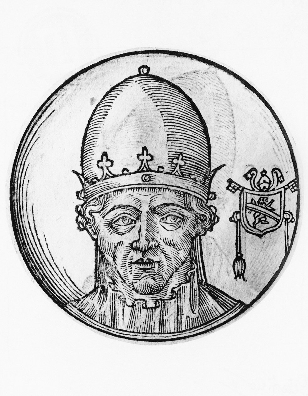 Portret van Sint Celestine V (Pietro Angelerio) door William Walcutt