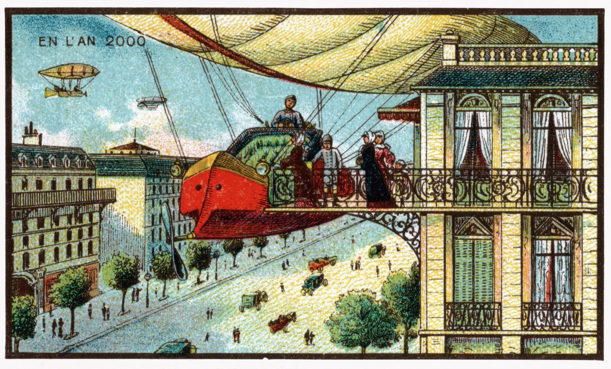 Privé zeppelin, ca. 1910 door . .