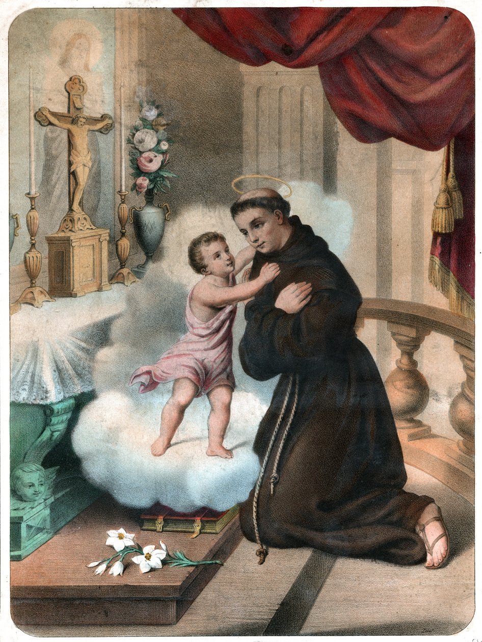 Sint Antonius van Padua, ca. 1850 door . .