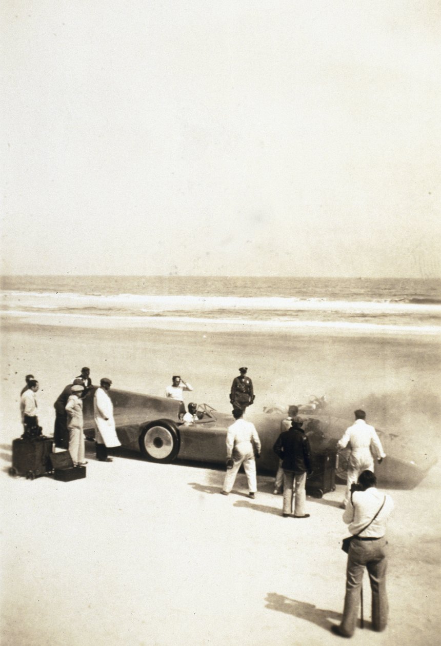 Sir Malcolm Campbell, Engelse sportman en racer door Ferdinand Georg Waldmuller