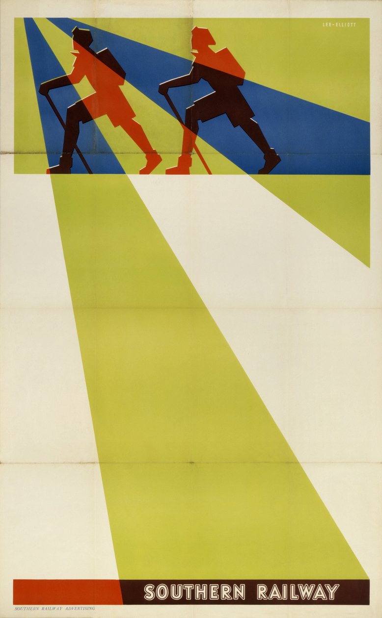 Southern Railway voorraadposter door Frederick (attr. to) Barnard