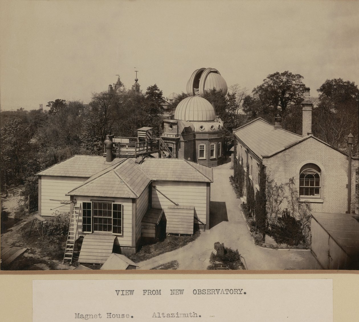 Het Koninklijk Observatorium, Greenwich, Londen door Frederick (attr. to) Barnard