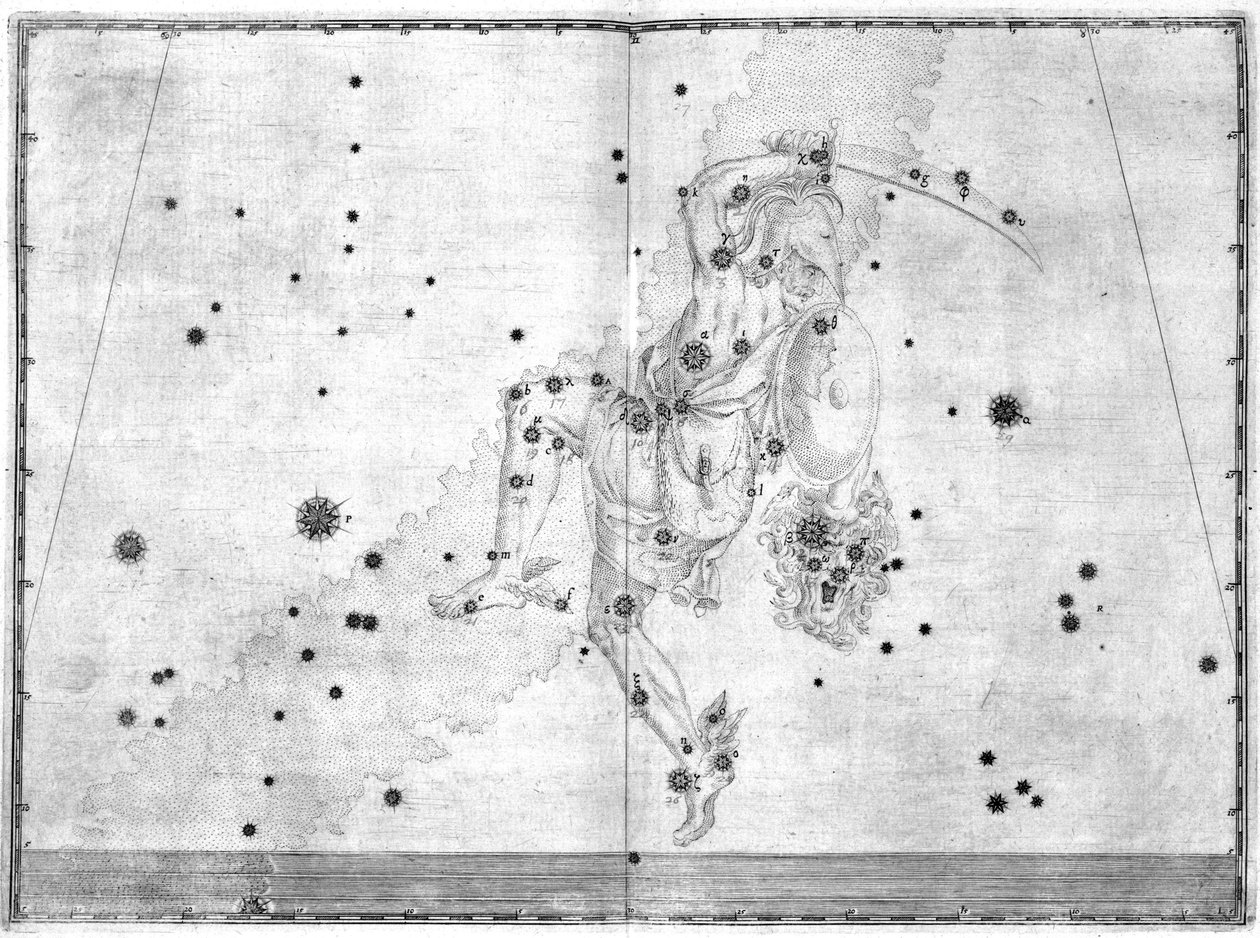Het sterrenbeeld Perseus door Frederick (attr. to) Barnard