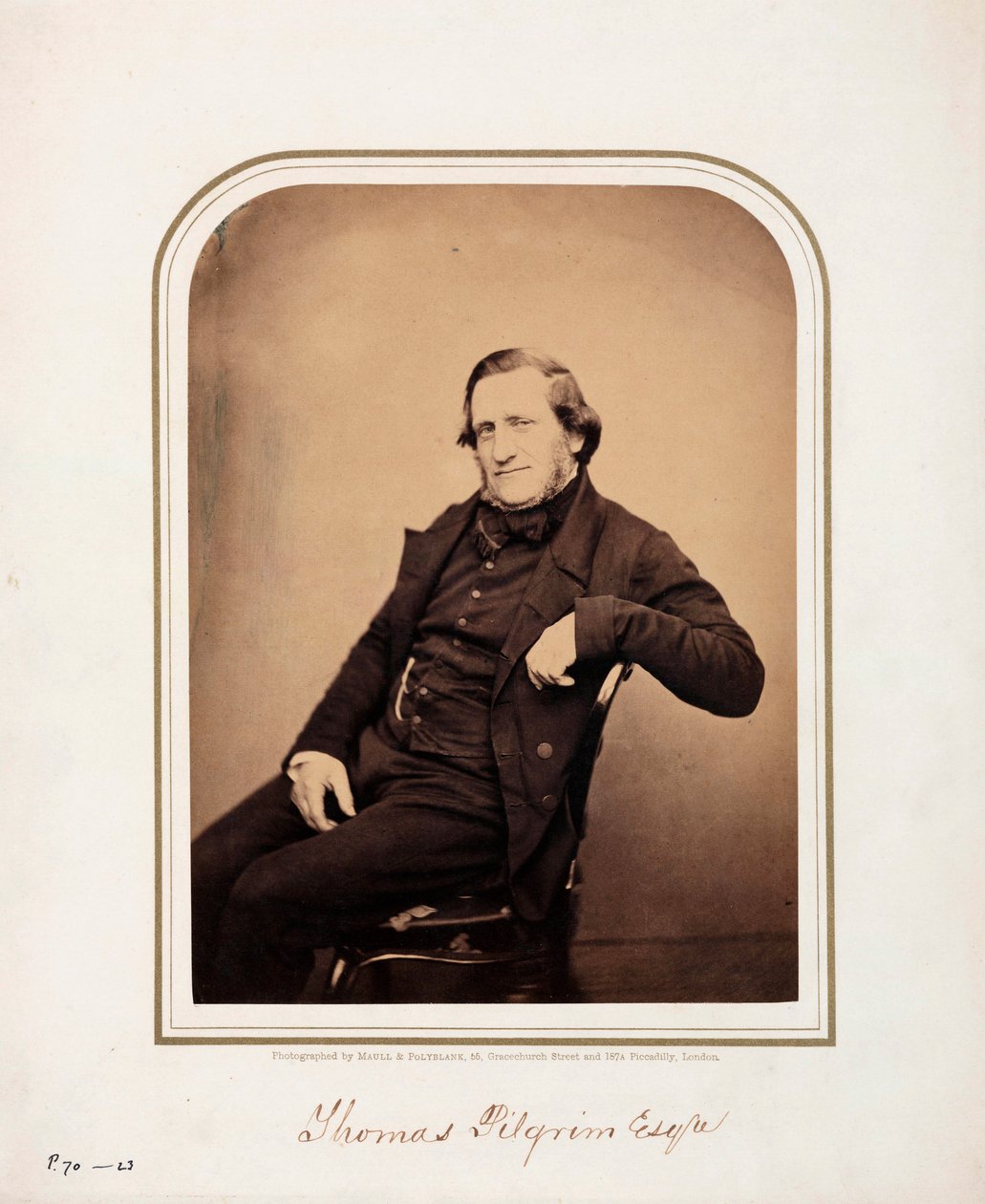 Thomas Pilgrim, ca. 1854-1866 door Frederick (attr. to) Barnard