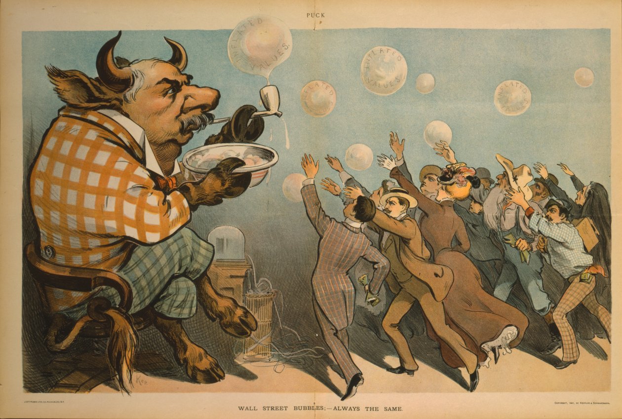 Wall Street bubbels, Altijd hetzelfde door . .