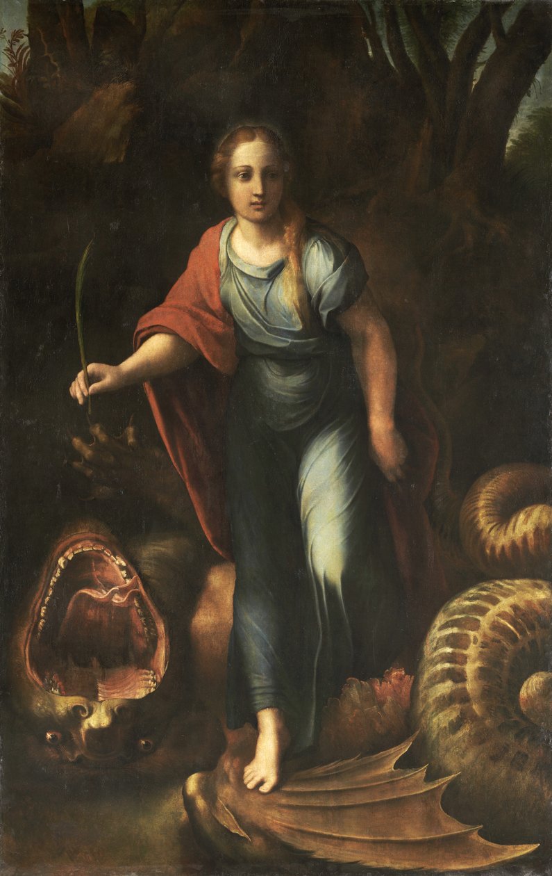Sint Margaretha door Raphael