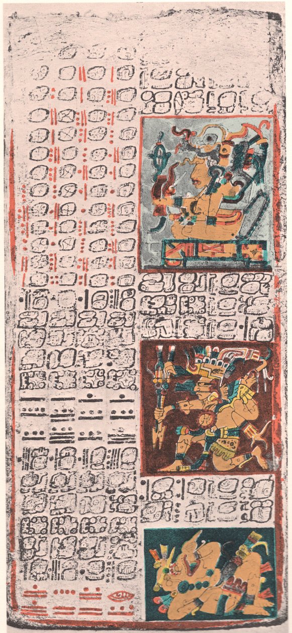 Dresden codex, pagina 49 door Unknown