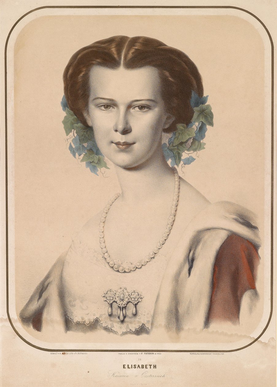 Keizerin Elisabeth door after Einsle R. Hoffmann
