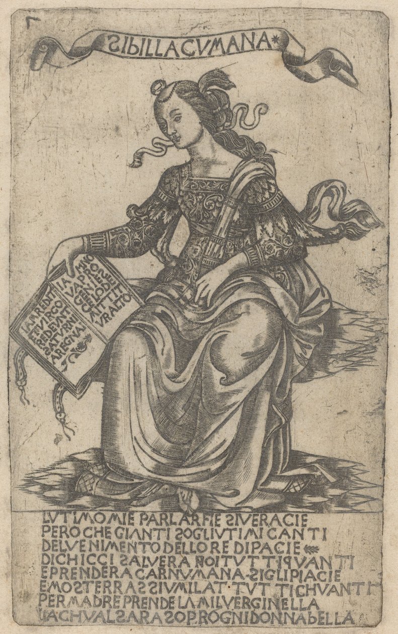 Cumaeense Sibylle door after Baccio Baldini