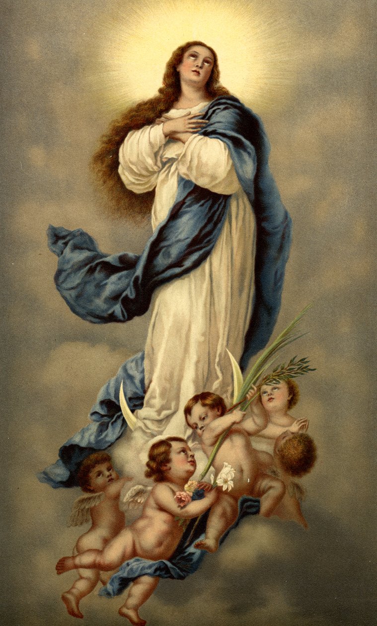 Onbevlekte Ontvangenis door after Bartolome Esteban Murillo
