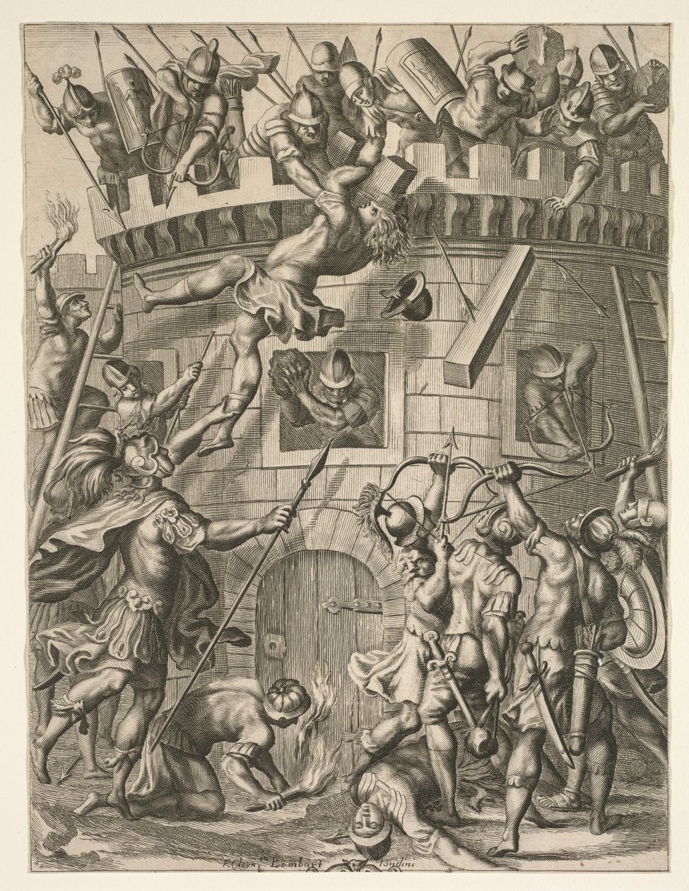 Aeneis door after Francis Cleyn