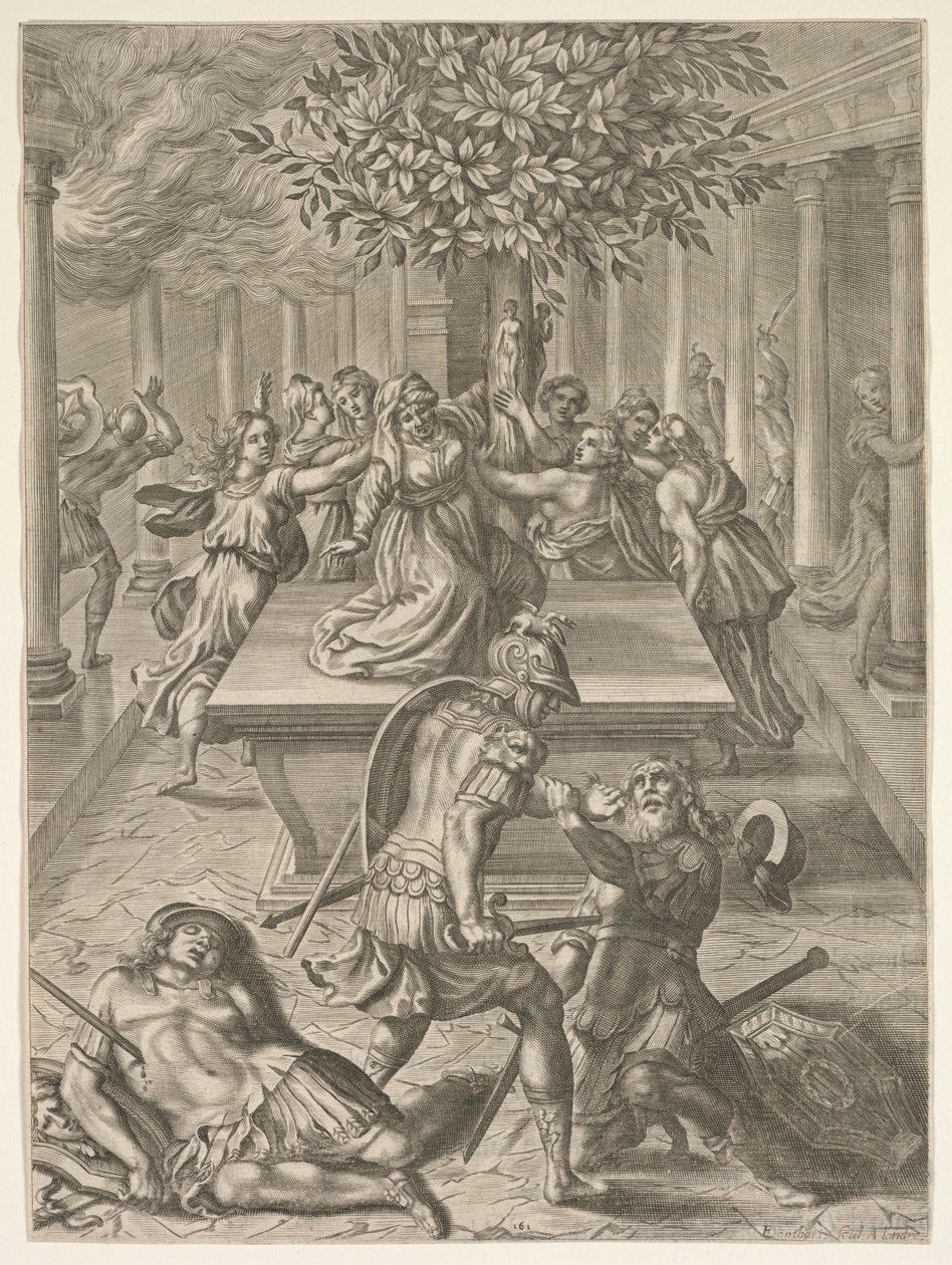 Aeneis door after Francis Cleyn